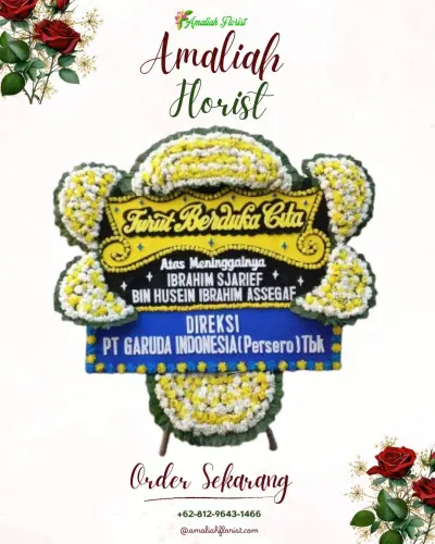 Papan Bunga Duka di Gendongan