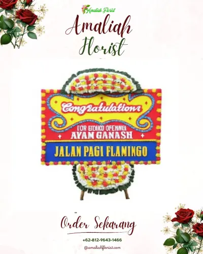 Bunga Papan Congratulation di Gendongan